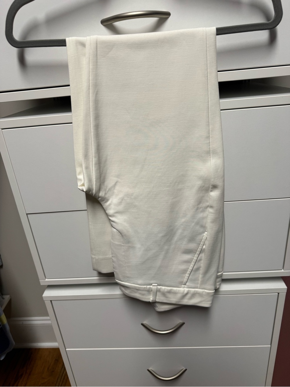 White House Black Market Cream Chinos - Slim Tailored Look